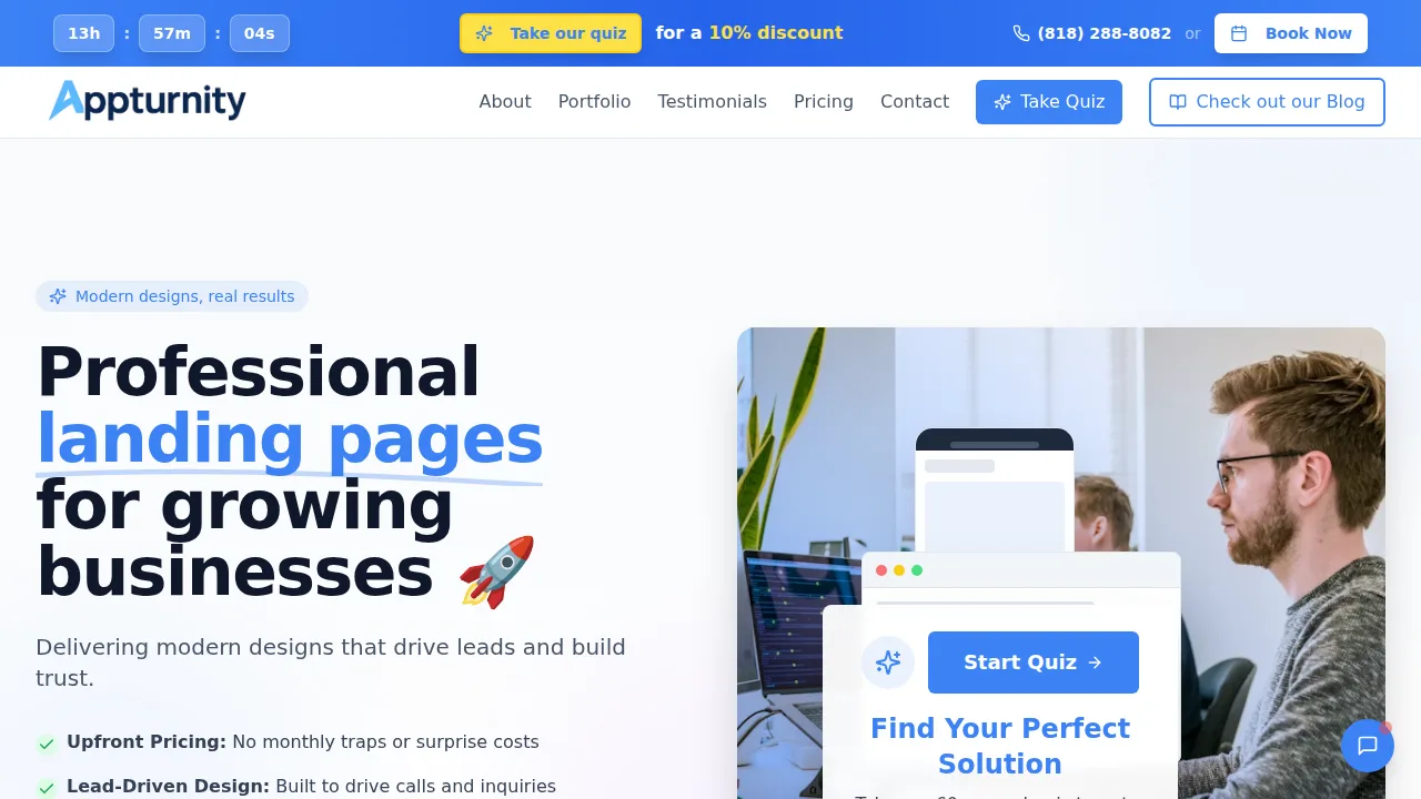 The Appturnity website